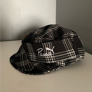 PUMA Black and White Women’s “Newsboy” Hat